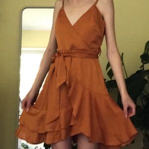 hello molly orange dress